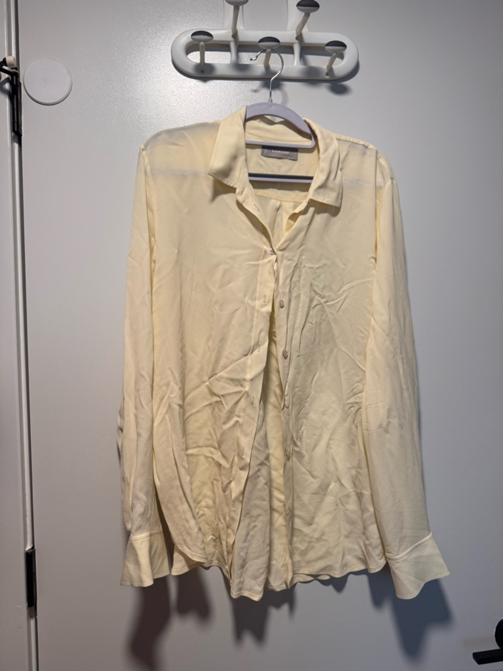 Everlane Pale Yellow Button-Down Shirt